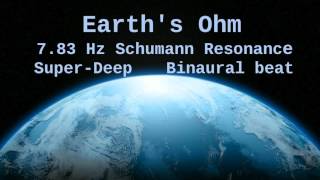 Earths Ohm 783 Hz Deep Theta Binaural Beat  Schumann Resonance for 12 Hours [upl. by Brosine]