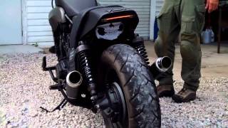 Custom 1988 Yamaha VMax Bare Bone Rides Stealth  BlackOps Build Firedup and Running [upl. by Karrah570]