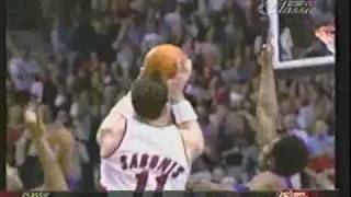 Kobe Bryant Blocks Arvydas Sabonis [upl. by Adnaluy742]