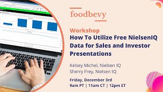 How To Utilize Free NielsenIQ Data for Sales and Investor Presentations [upl. by Abdul]