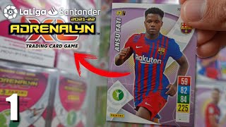 COLOCANDO CROMOS en el ALBUM ADRENALYN XL 202122 LIGA SANTANDER 1 [upl. by Lareine]