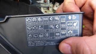 Fuse locations and circuit detail to find the right fuse [upl. by Anaiek295]