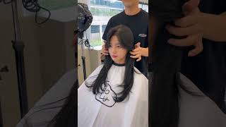 Discover the Korean Side Bangs  Long Layers Combo for Effortless Glam KoreanHairInspo [upl. by Benedetta554]