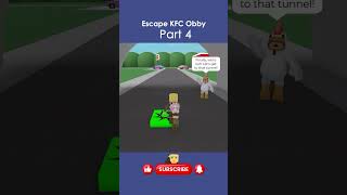 Escape KFC Obby Part 4 roblox games robloxgames gameplay satisfying obby gaming shorts [upl. by Anastasie379]