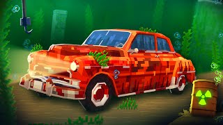 RESTORATION OF A SUNKEN CAR IN MINECRAFT [upl. by Noside]