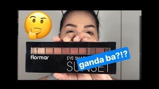 Vlog29 Metallic Brown Eye Make Up Tutorial  FLORMAR Palette [upl. by Einnoc]