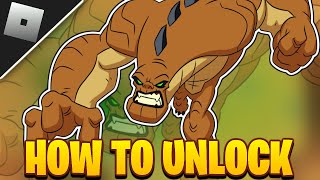 HOW TO UNLOCK quotHumungosaurquot in Ben 10  Super Hero Time  Roblox [upl. by Noiroc]