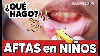 🌿👄 LLAGAS en NIÑOS 10 REMEDIOS CASEROS para curar las Aftas en la boca de los niños [upl. by Raffo]