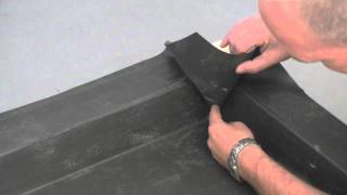 RubberCover EPDM  binnenhoek gevouwen [upl. by Anaile]