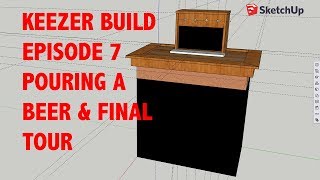 Keezer Build Episode 7  Pouring a Beer and the final tour [upl. by Ayom369]