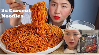 SPICY NOODLES CHALLENGE 2X 🌶 🌶  Mom Team VS Dad Team 🔥😂 [upl. by Wons]