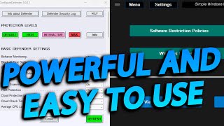 Easily Secure Windows With These Tools  ConfigureDefender amp Hard Configurator [upl. by Eilyah]