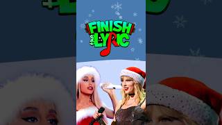 Christmas FINISH THE LYRICS Holiday Music Challenge Taylor Swift Song [upl. by Dnar398]