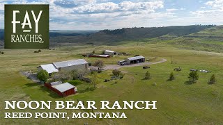 Montana Property For Sale  Noon Bear Ranch  Reed Point MT [upl. by Bethina112]