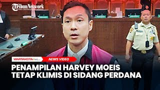 Penampilan Harvey Moeis Tetap Klimis di Sidang Perdana Tak Nampak Sandra Dewi Menemani [upl. by Keelin]