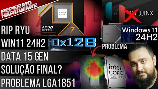 Resumão 9000x3D vazou  Data 15 geração  Falha X670E  Fim da RTX 4080 Super  Solução final Intel [upl. by Pammi508]