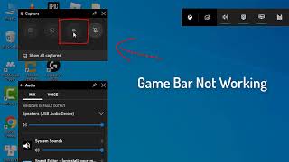 How To Fix Game Bar Not Working in Windows 10 [upl. by Anoy665]