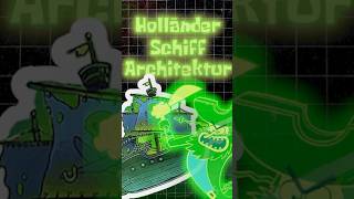 Das Schiff vom fliegenden Holländer erklärt👀 architektur spongebob fliegenderholländer horror [upl. by Adnorrahs]