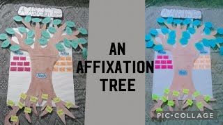 How to make an affixation tree at home very easy 🍃🥰🥰 [upl. by Berte]