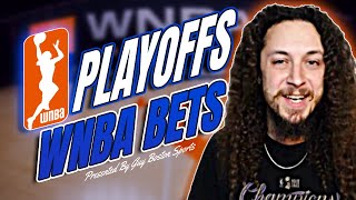 WNBA Picks Today 9222024  FREE WNBA Playoff Best Bets Predictions and Player Props [upl. by Lemmor646]