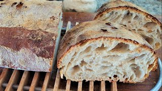 Rustic Bread in 2 hours easy recipe Wonderful homemade bread [upl. by Lienad2]