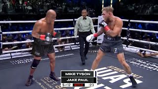 INSANE KO FIGHT Mike Tyson vs Jake Paul  Technical Breakdown [upl. by Laroc768]