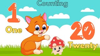 120 Spelling amp Counting  One to twenty counting numbers in english  Spelling [upl. by Herries]