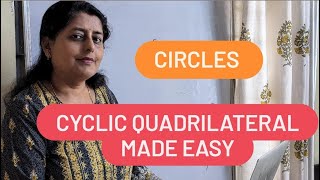 SUMS ON CYCLIC QUADRILATERALS CLASS 9Maths Made Easy [upl. by Yejus283]