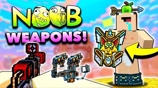 Pixel Gun 3D  Noob Weapon Gameplay 2020 Edition [upl. by Stodder576]