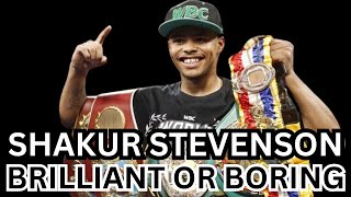 SHAKUR STEVENSON UNBEATABLE CHAMPION Or Boring Fighter [upl. by Easlehc]