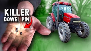 PTO Killer Dowel Pin Takes out Kevins Case IH MX90C Tractor [upl. by Gereld]