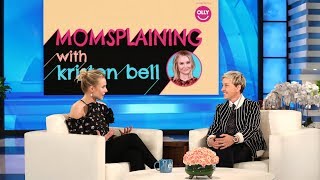 Kristen Bell Previews Her New Web Series Momsplaining [upl. by Leatrice]