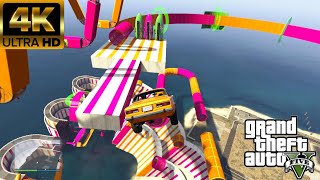 GTA5 Online parkour  4K ultra HD Retinue Boost Wallride Parkour [upl. by Ofori57]