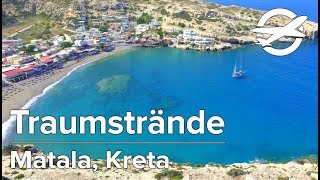 Matala ☀️ Die schönsten Strände auf Kreta ☀️ [upl. by Ylro]