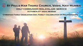 Holy Comm Service Malayalam 27th October 2024 900 am [upl. by Atsocal441]