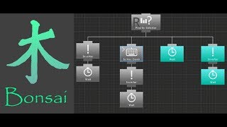 Bonsai Behaviour Tree Node Editor Asset for Unity3D WIP [upl. by Sadoc653]