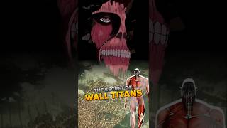 Who are WALL TITANS😱  ATTACK ON TITAN EXPLAINED anime shorts [upl. by Lein]