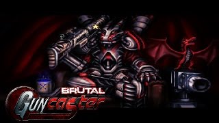 Brutal Doom Guncaster with Doom 2 Reloaded 4 [upl. by Neehs]