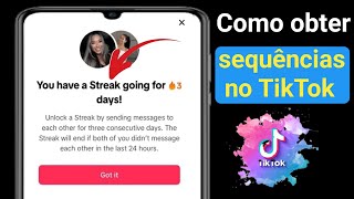 Como obter listras no TikTok NOVO RECURSO  Ativar a opção TikTok Streaks [upl. by Haziza]