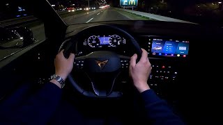 2023 Cupra ATECA 15 TSI 150 HP Night POV test drive CARiNIK ambient light options [upl. by Falconer]