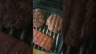 George Foreman burger an hot dog [upl. by Meelak]