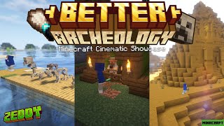 Better Archeology Mod  Minecraft Cinematic Showcase  Up to 1211 [upl. by Russell]