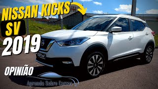 Avaliação e Opinião  Nissan Kicks SV 16 16v CVT 2019 [upl. by Nnaycnan]