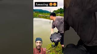 Amazing fishing 😱🔥fishing shortsviral youtubeshorts trending [upl. by Nyleak]