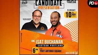 PNP Candidate Presentation  Isat Buchanan and Opposition Leader Mark Golding  Eastern Portland [upl. by Adihaj168]