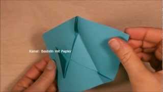 Briefumschlag falten zB zum Gutscheine zu verpacken  Origami Brief [upl. by Assiron]