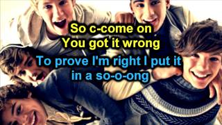 One Direction  What Makes You Beautiful  LYRICS KARAOKEINSTRUMENTAL [upl. by Sharp256]