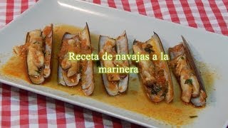 Receta fácil de navajas a la marinera [upl. by Aymer70]