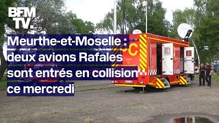 MeurtheetMoselle ce que lon sait de la collision entre deux avions Rafale [upl. by Aroz631]