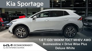 Kia Sportage MY2024 16 TGDI 180KM 7DCT MHEV AWD Businessline  Drive Wise Plus  Deluxe White [upl. by Repotsirhc176]